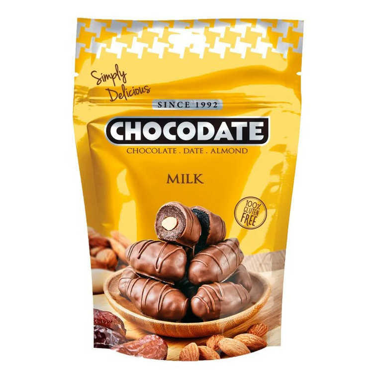Конфеты шоколадные Chocodate финики с миндалем в молочном шоколаде 100 г