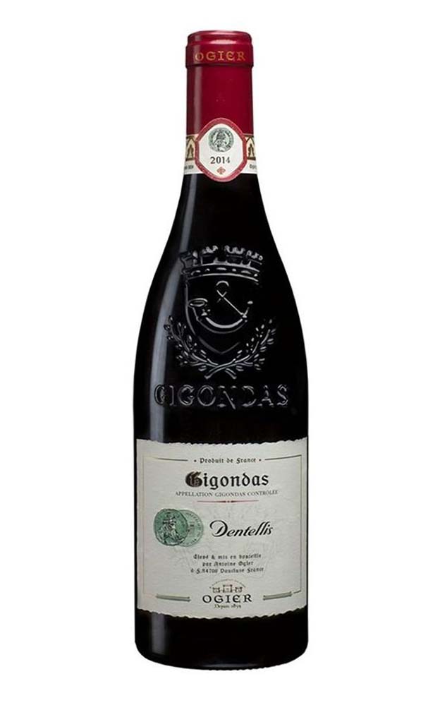 

Вино сухое красное Ogier Dentellis Gigondas, Франция, 0.75 л