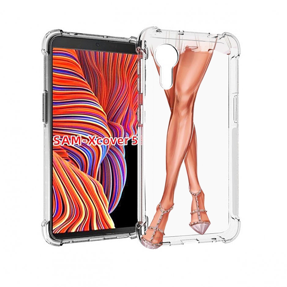 

Чехол MyPads Ножки для Samsung Galaxy Xcover 5, Прозрачный, Tocco