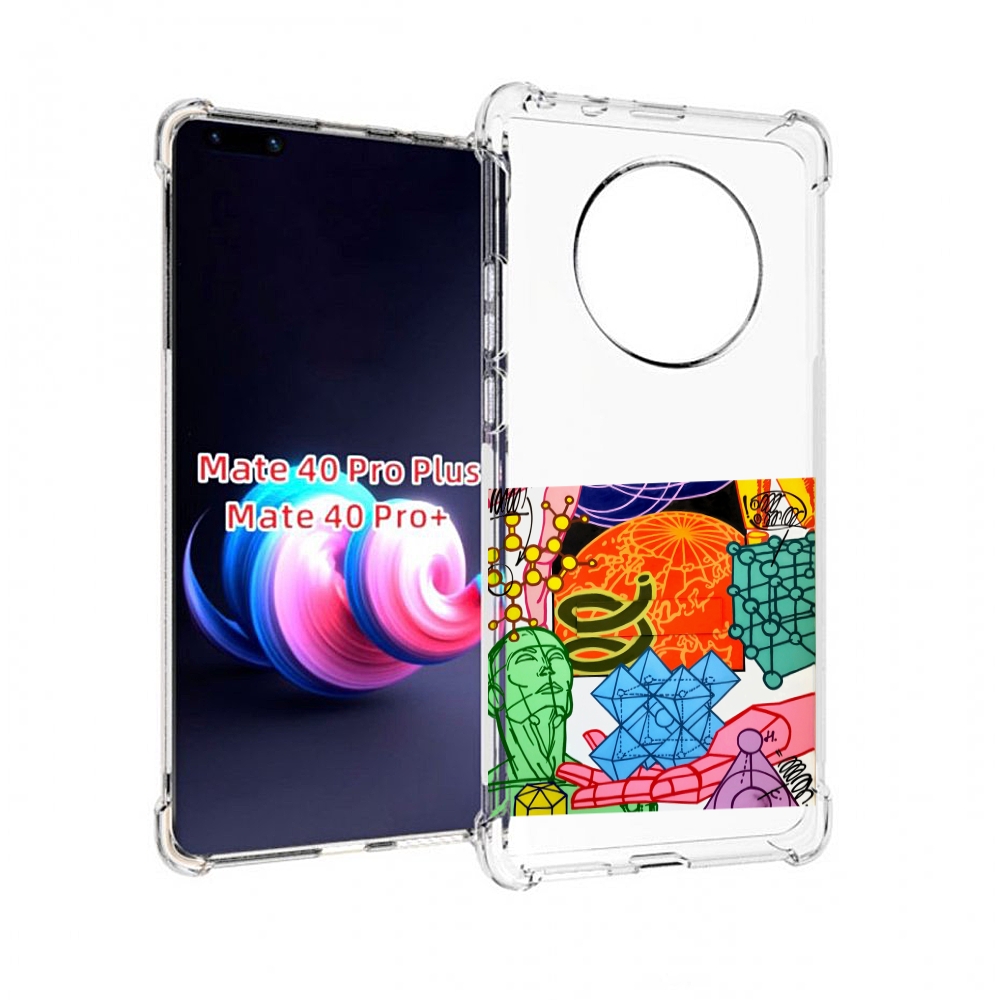 

Чехол MyPads физика-химия для Huawei Mate 40 Pro+ Plus, Прозрачный, Tocco