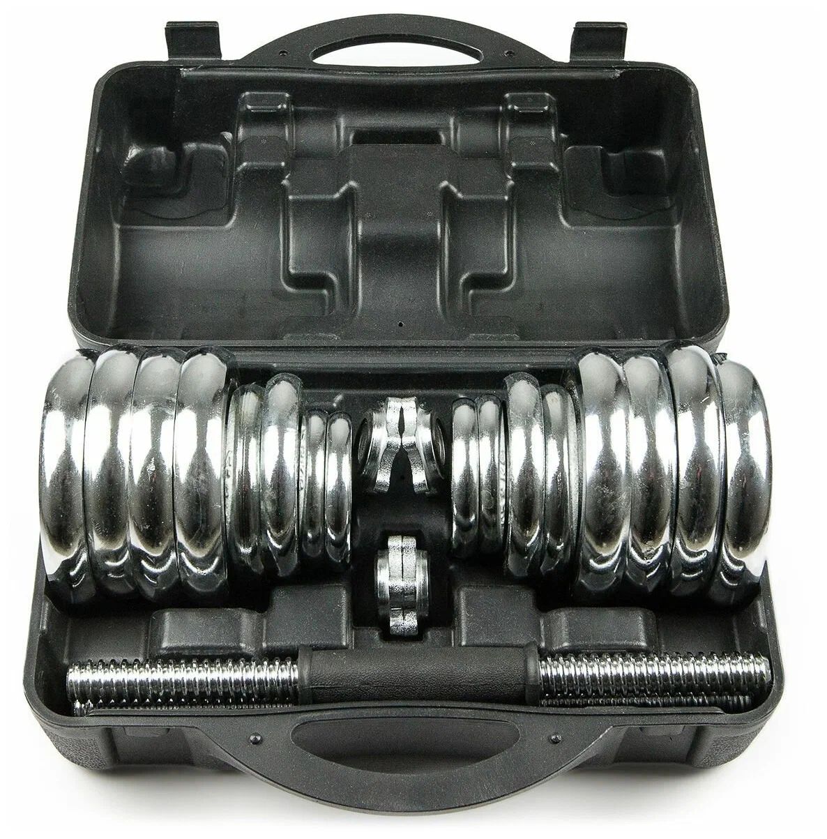 

Разборные гантели Atlas Sport 2 x 15 кг, черный, 2