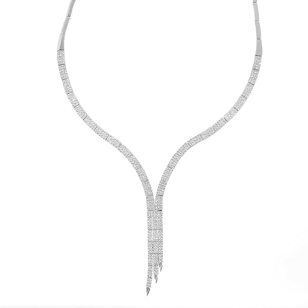 

Колье из серебра 45 см Balex Jewellery 9422910265, фианит, 9422910265
