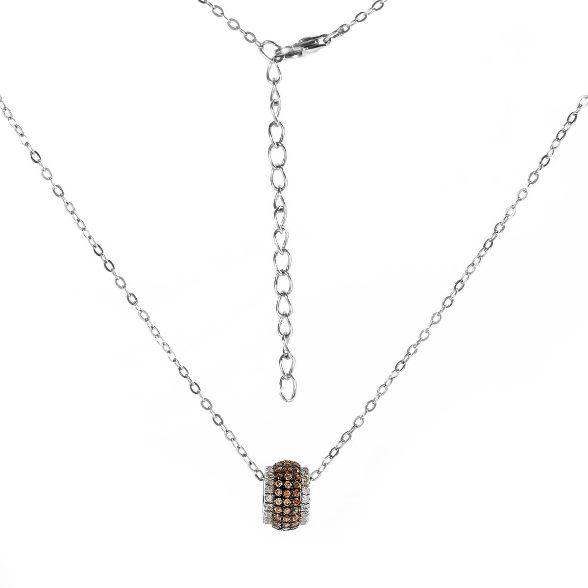 

Колье из серебра 45 см Balex Jewellery 9418910215, фианит, 9418910215