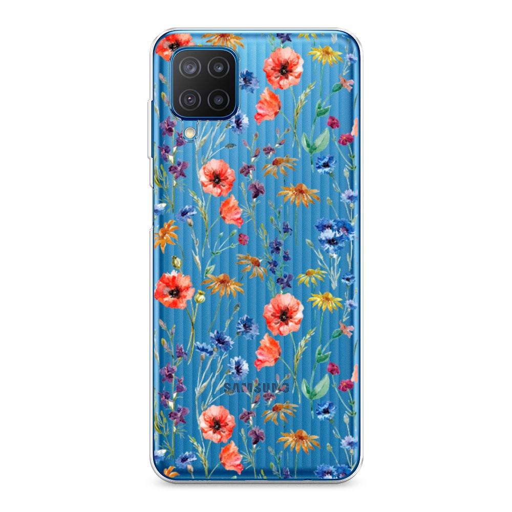 

Чехол Awog на Samsung Galaxy M12 / Самсунг M12 "Маки и васильки фон", 2102650-8