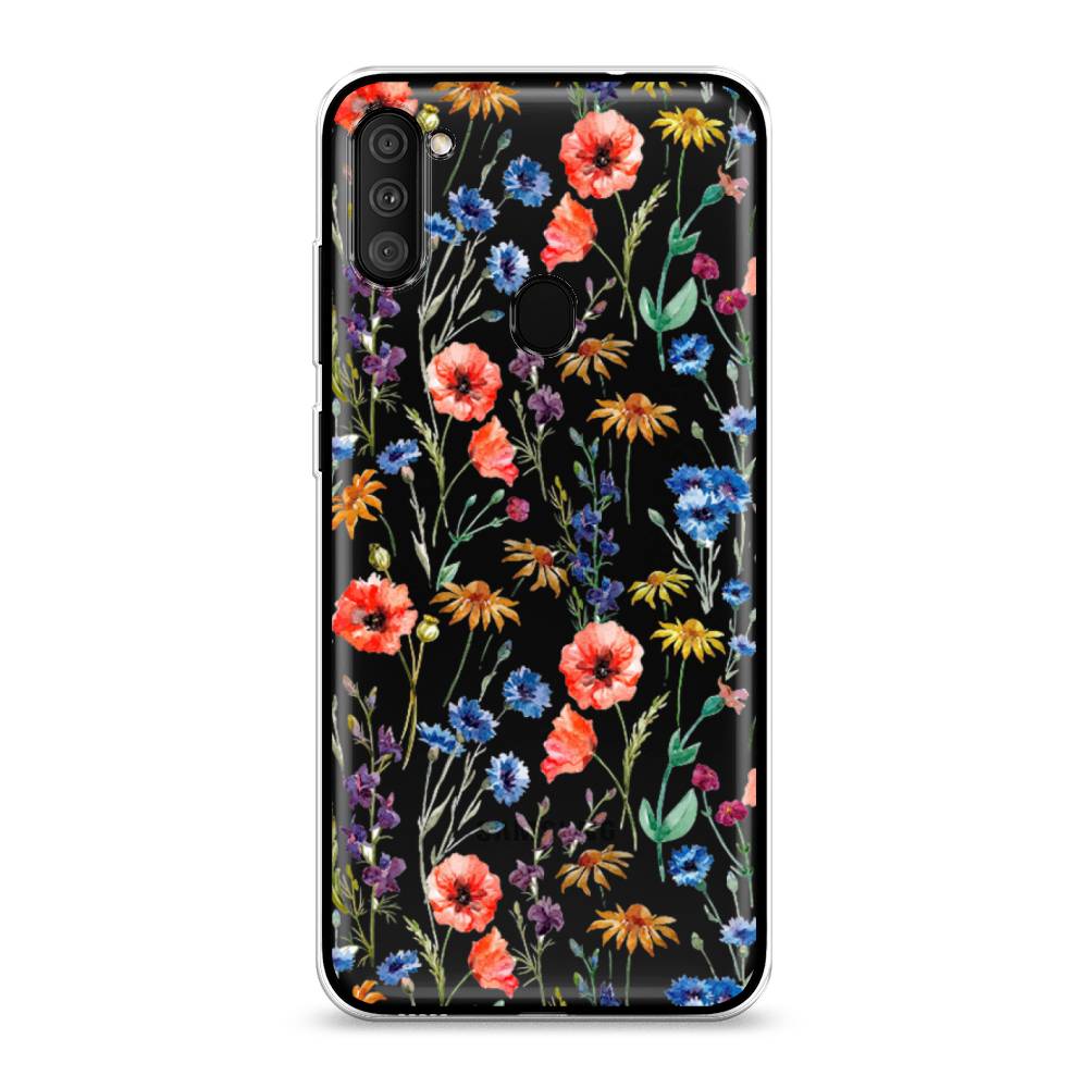 

Чехол Awog на Samsung Galaxy M11 / Самсунг M11 "Маки и васильки фон", 2100650-8