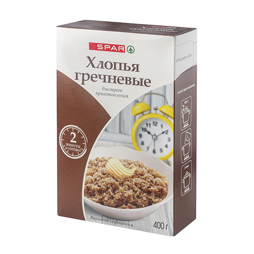 

Хлопья Spar гречневые 400 г