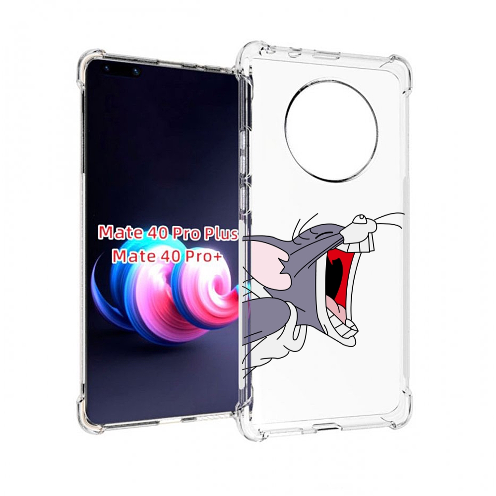 

Чехол MyPads том-голодный для Huawei Mate 40 Pro+ Plus, Прозрачный, Tocco