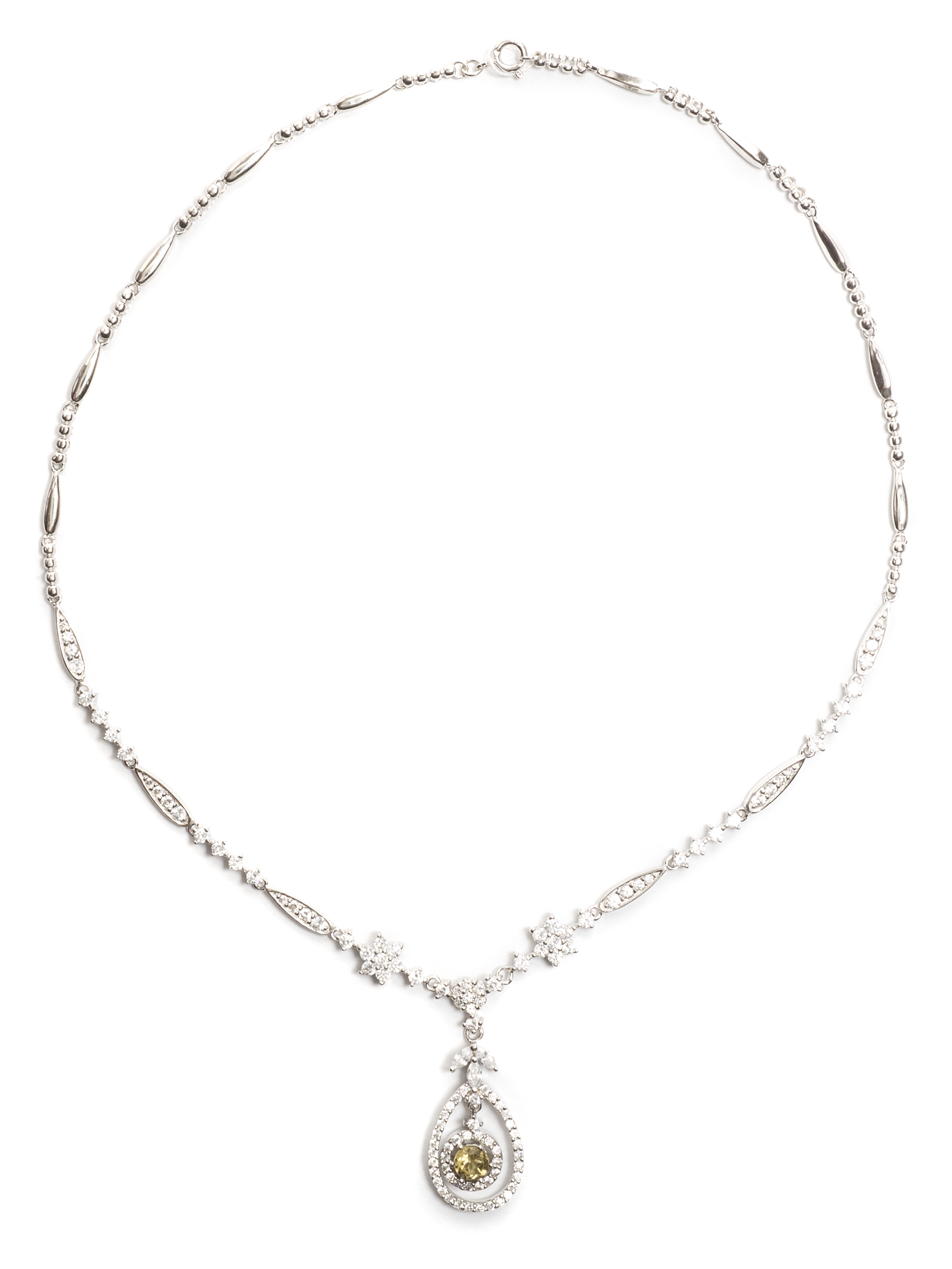 

Колье из серебра с кварцем и фианитами 45 см Balex Jewellery 9405937007, 9405937007