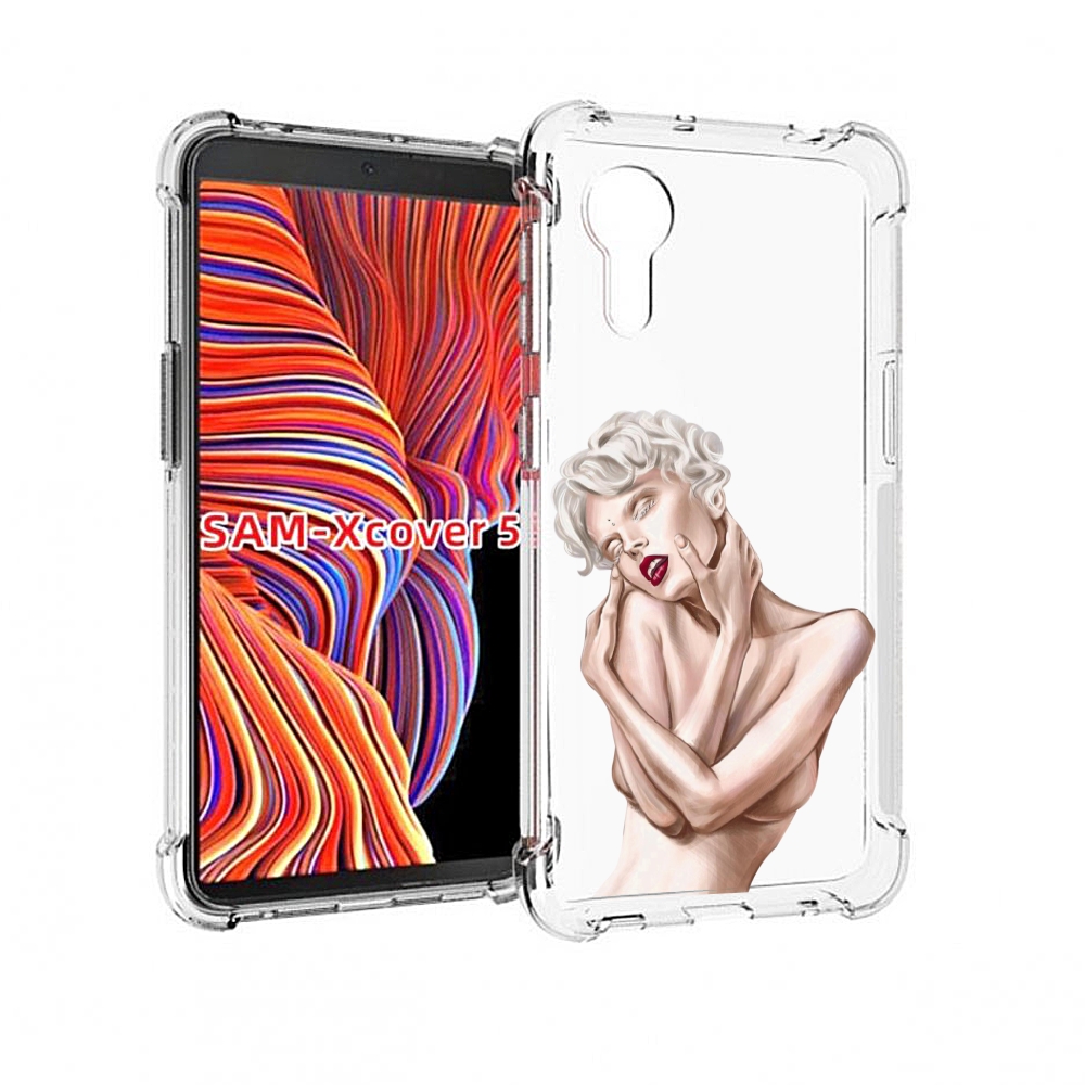 

Чехол MyPads Мигера женский для Samsung Galaxy Xcover 5, Прозрачный, Tocco