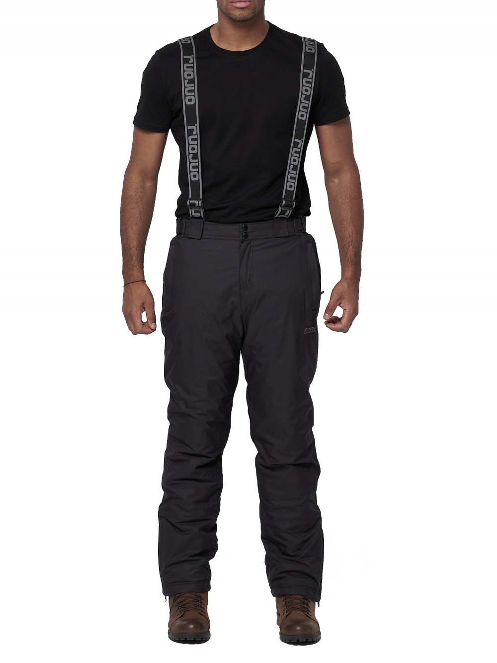 фото Полукомбинезон брюки горнолыжные мужские ad662123tc темно-серого цвета, 50 nobrand