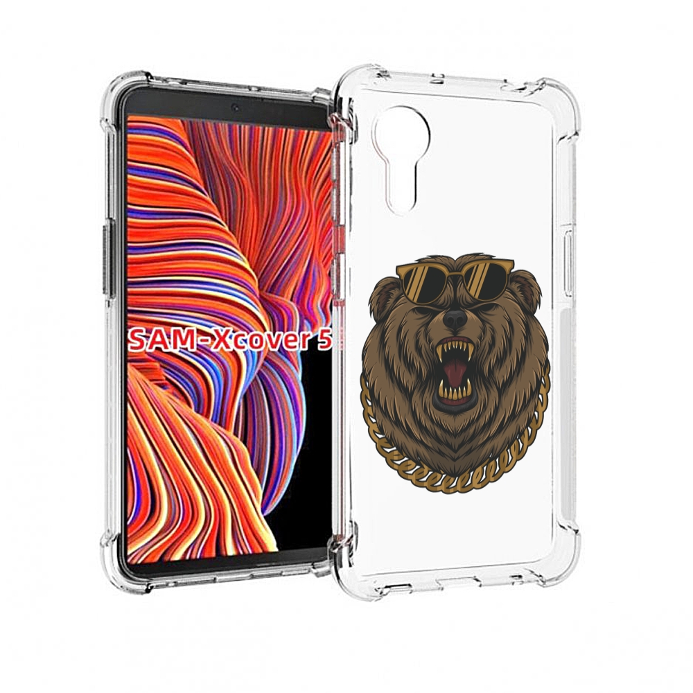 

Чехол MyPads Медведь-в-очках-2 для Samsung Galaxy Xcover 5, Прозрачный, Tocco