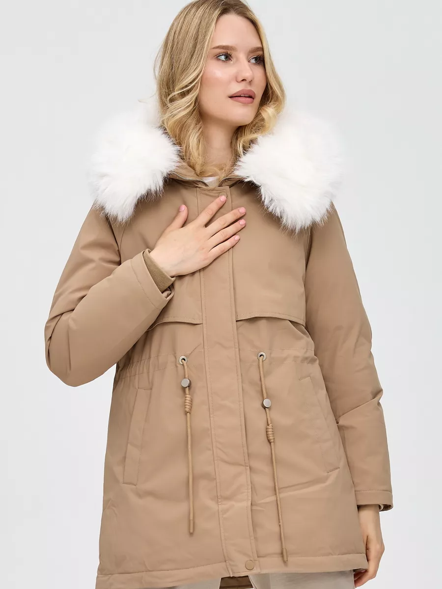 

Парка женская LAWINTER 84226 бежевая 40 RU, Бежевый, 84226