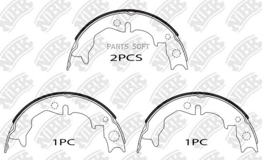 

Тормозные колодки NiBK FN0692