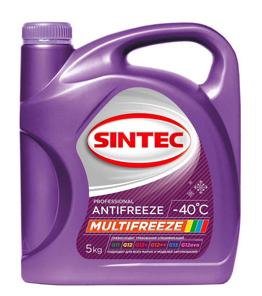 фото Антифриз sintec antifreeze multi freeze 5кг 800534