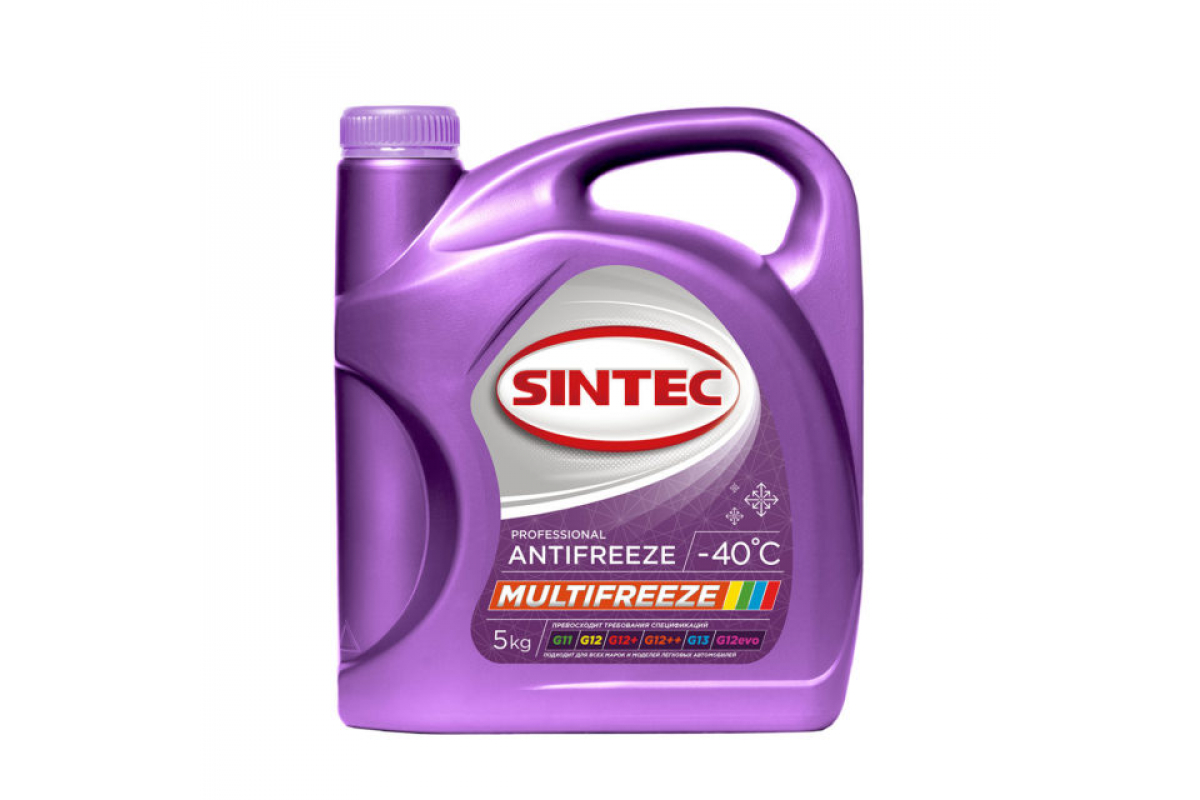 фото Антифриз sintec antifreeze multi freeze 5кг 800534