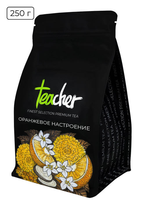 Чай черный Teacher Оранжевое настроение, 250 г