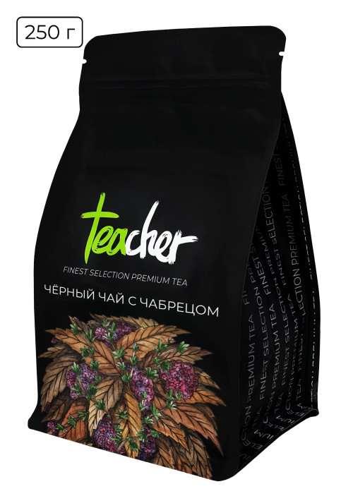 Чай черный Teacher С чабрецом, 250 г