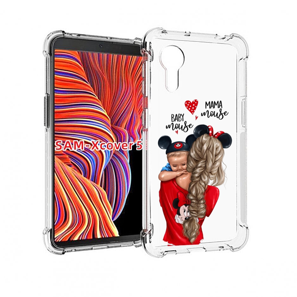 

Чехол MyPads Мама-маус женский для Samsung Galaxy Xcover 5, Прозрачный, Tocco