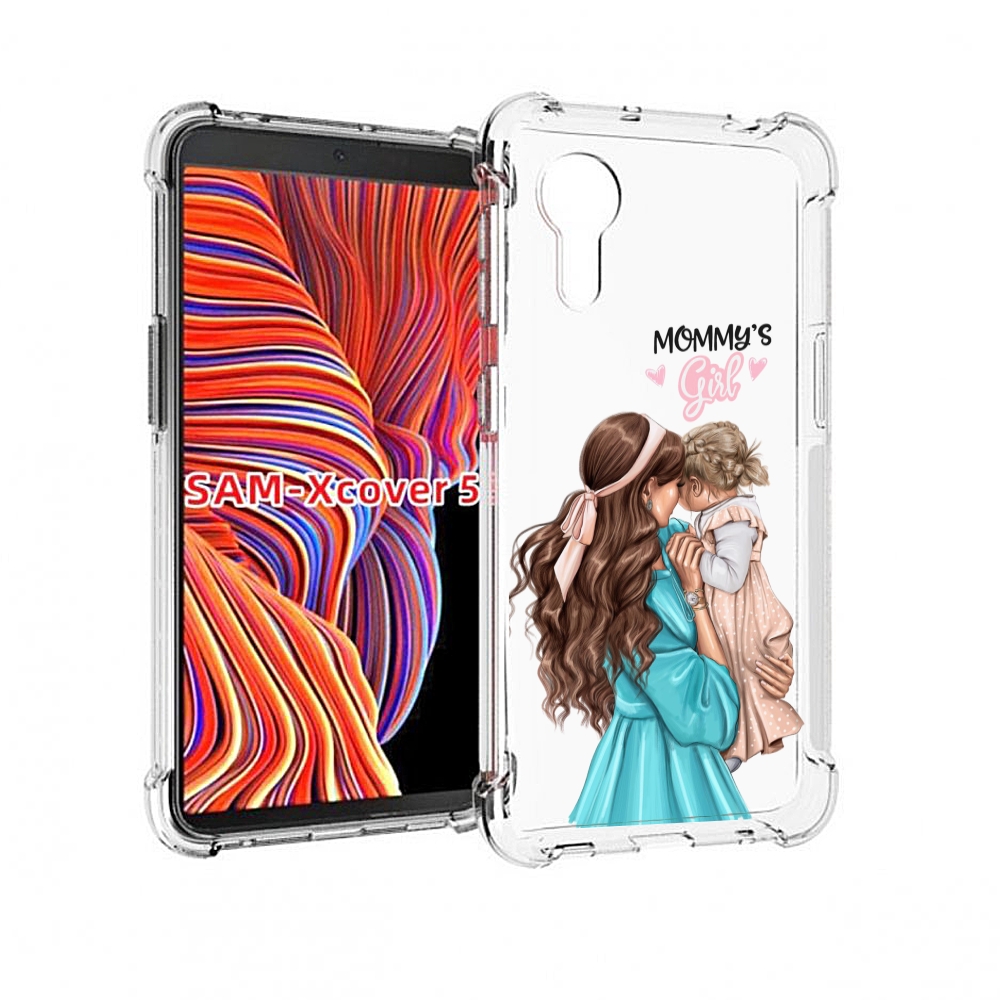 

Чехол MyPads Мама-девочки женский для Samsung Galaxy Xcover 5, Прозрачный, Tocco