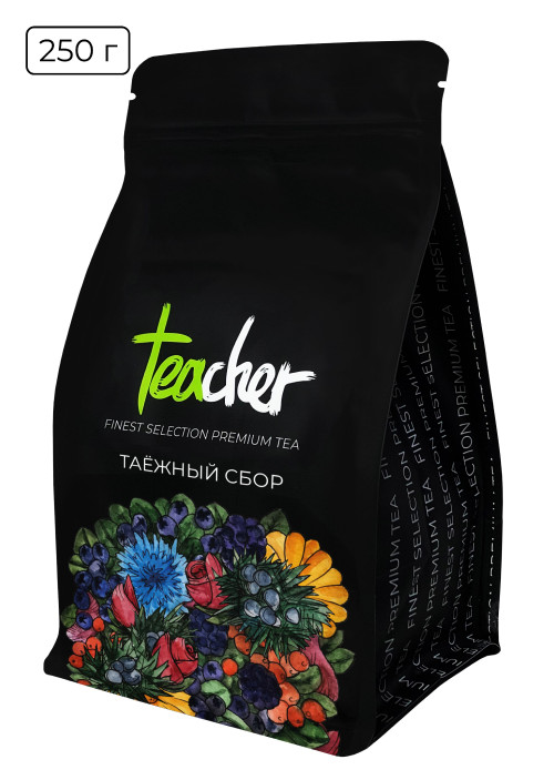 фото Чай черный teacher таежный сбор, 250 г