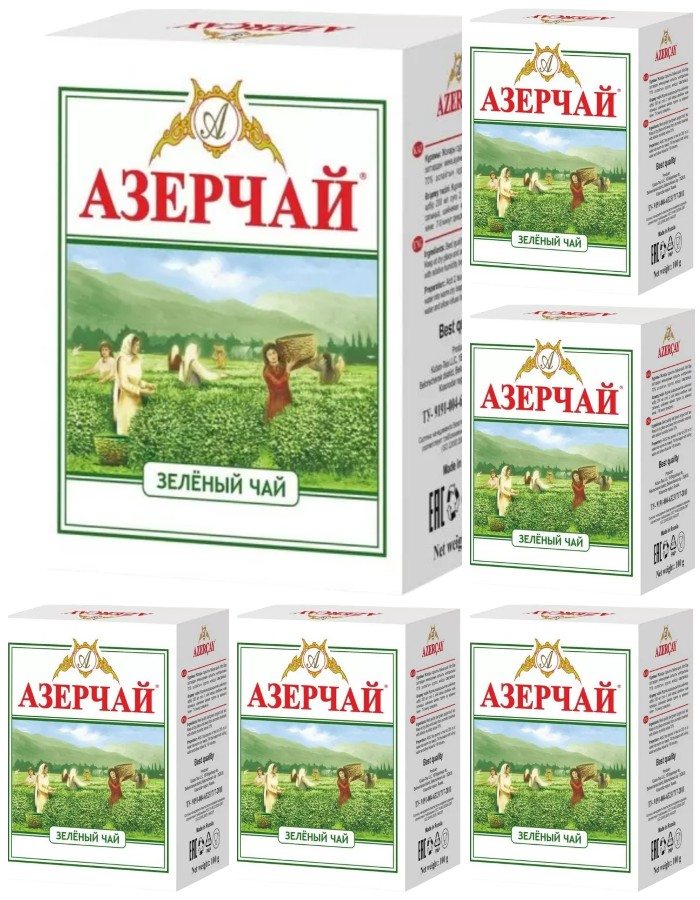

Чай листовой Азерчай Классик, 100 г х 6 шт, Классик 100 г