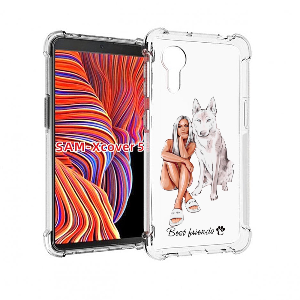 

Чехол MyPads Лучшие-друзья для Samsung Galaxy Xcover 5, Прозрачный, Tocco