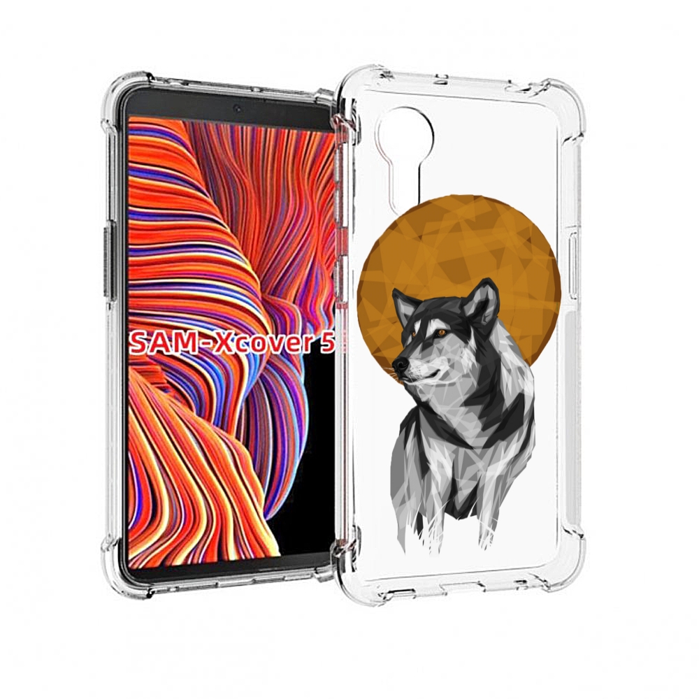 

Чехол MyPads Лунный волк для Samsung Galaxy Xcover 5, Прозрачный, Tocco