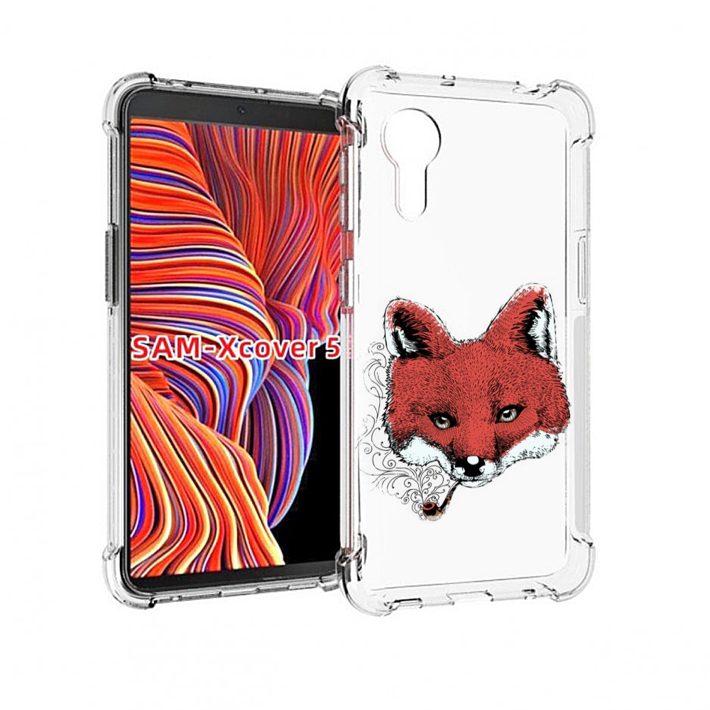 

Чехол MyPads Лис с трубкой для Samsung Galaxy Xcover 5, Прозрачный, Tocco