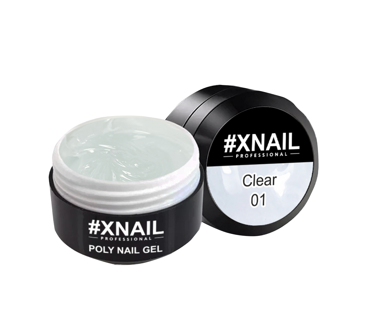 

Полигель для моделирования ногтей Xnail Poly Nail Gel, 01 Clear, прозрачный 15 г