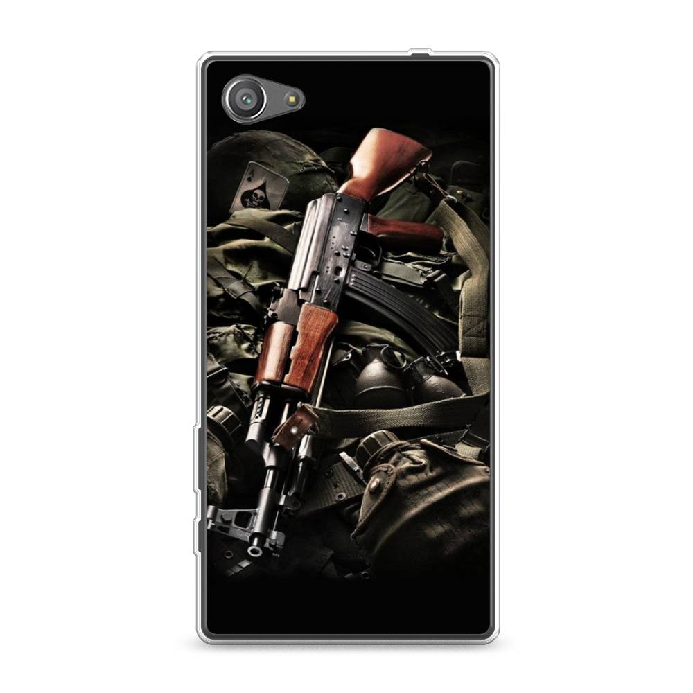 

Чехол Awog на Sony Xperia Z5 compact "Автомат", Разноцветный, 52250-5