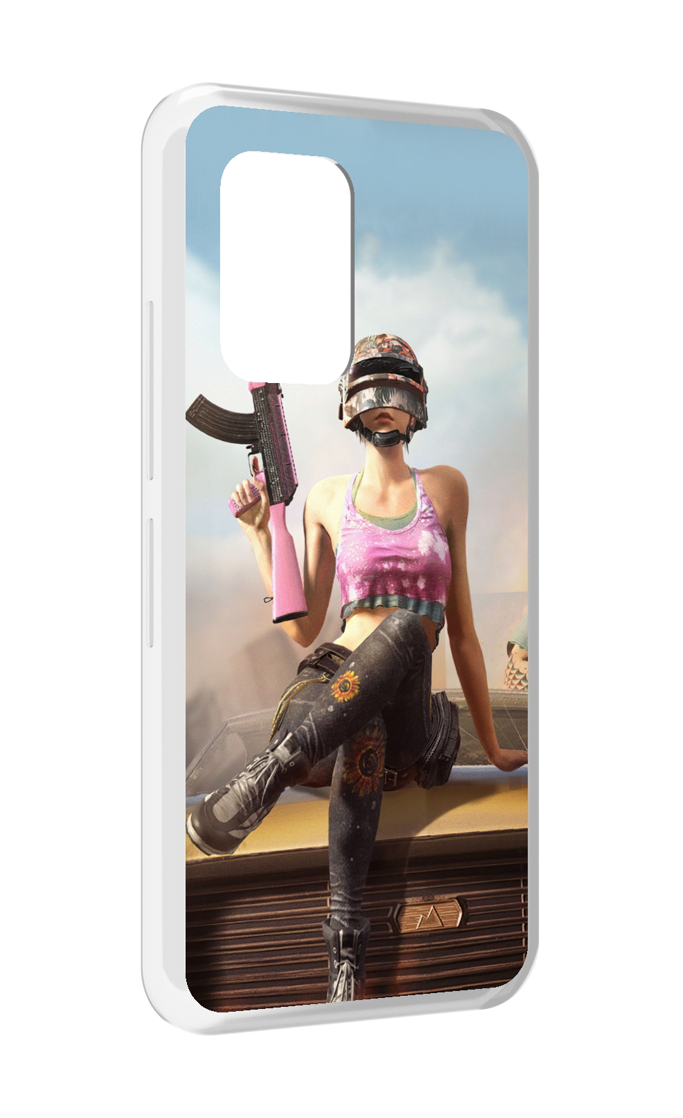 

Чехол MyPads девушка из PUBG для UMIDIGI Bison GT, Прозрачный, Tocco