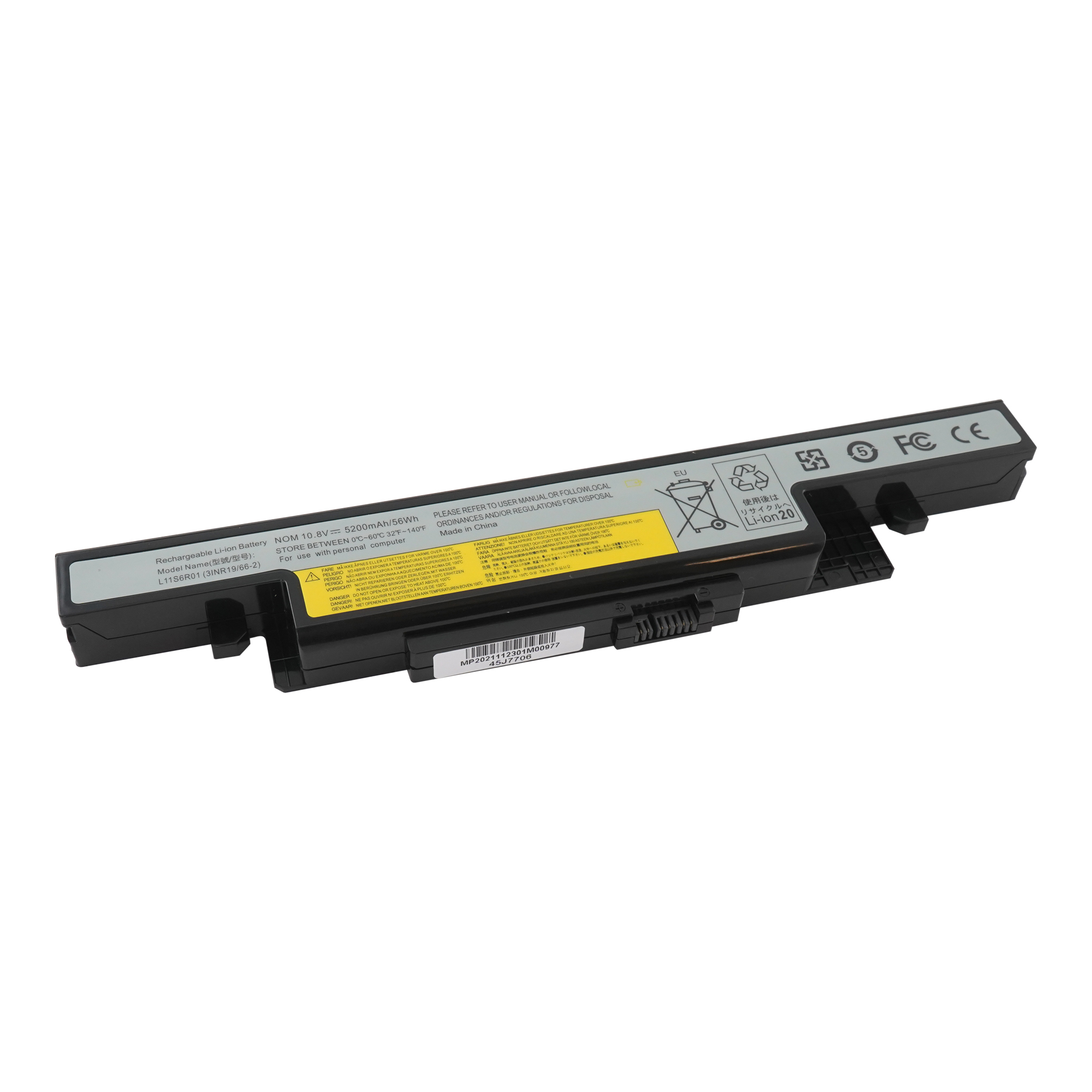 

Аккумулятор для ноутбука Azerty L11S6R01 5200 мАч 10.8В 007-1257, L11S6R01