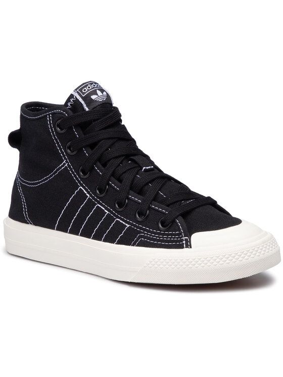 

Кеды женские Adidas Nizza Hi Rf F34057 черные 42 2/3 EU, Черный, Nizza Hi Rf F34057
