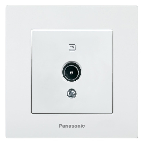 фото Розетка телев. panasonic karre plus (wktc04542wh-ru) скрыт. ip20 белый (упак.:1шт)