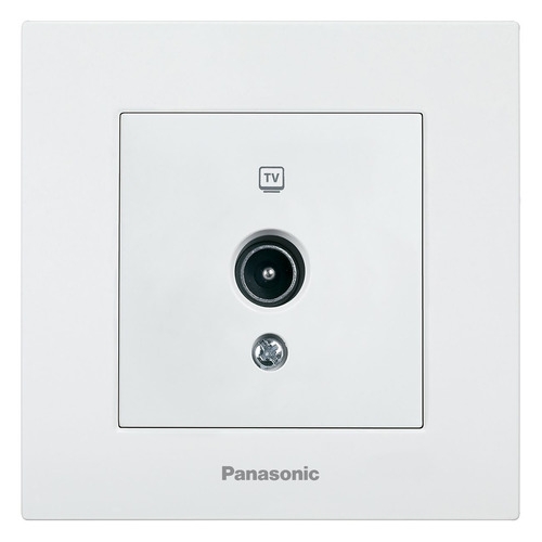 фото Розетка телев. panasonic karre plus (wktc04512wh-ru) скрыт. ip20 белый (упак.:1шт)