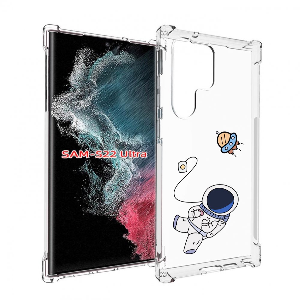 

Чехол MyPads астронавт для Samsung Galaxy S23 Ultra, Прозрачный, Tocco