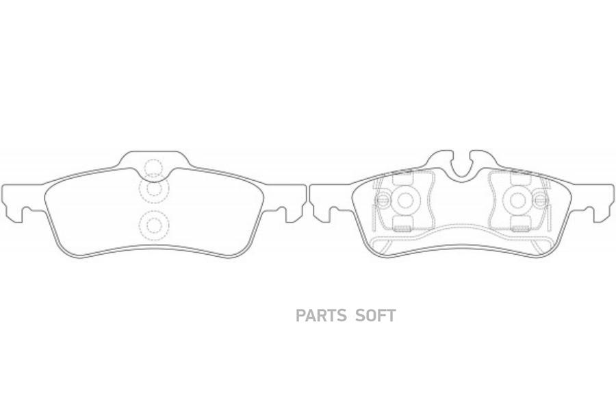 

Тормозные колодки NiBK PN0354