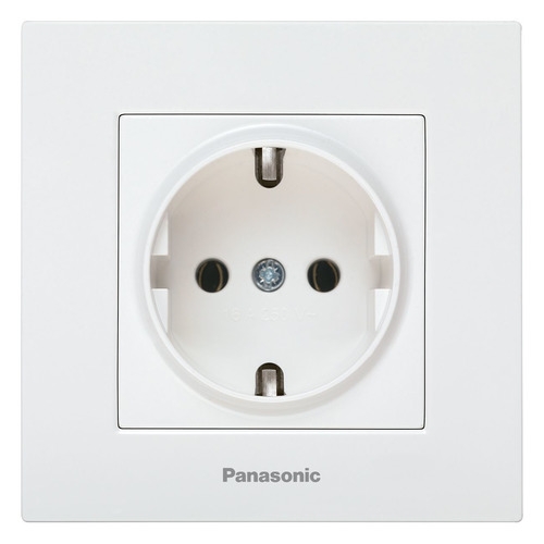 

Розетка силов. Panasonic Karre Plus (WKTC02022WH-RU) скрыт. зазем. IP20 белый (упак.:1шт), WKTC02022WH-RU