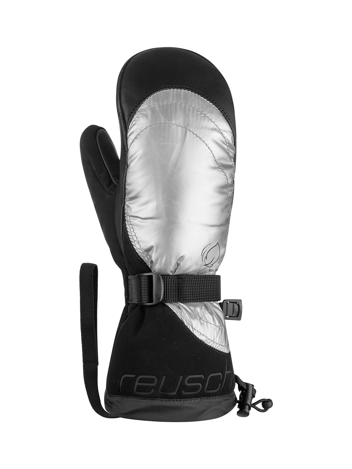 

Варежки Reusch Yeta Mitten Black/Shiny Silver (Inch (Дюйм):9), Серый;черный, Yeta Mitten