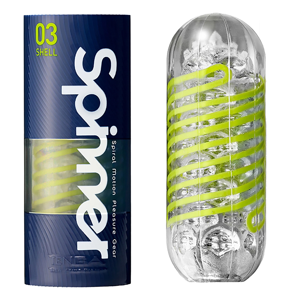 Мастурбатор Tenga Spinner 03 Shell, зеленый