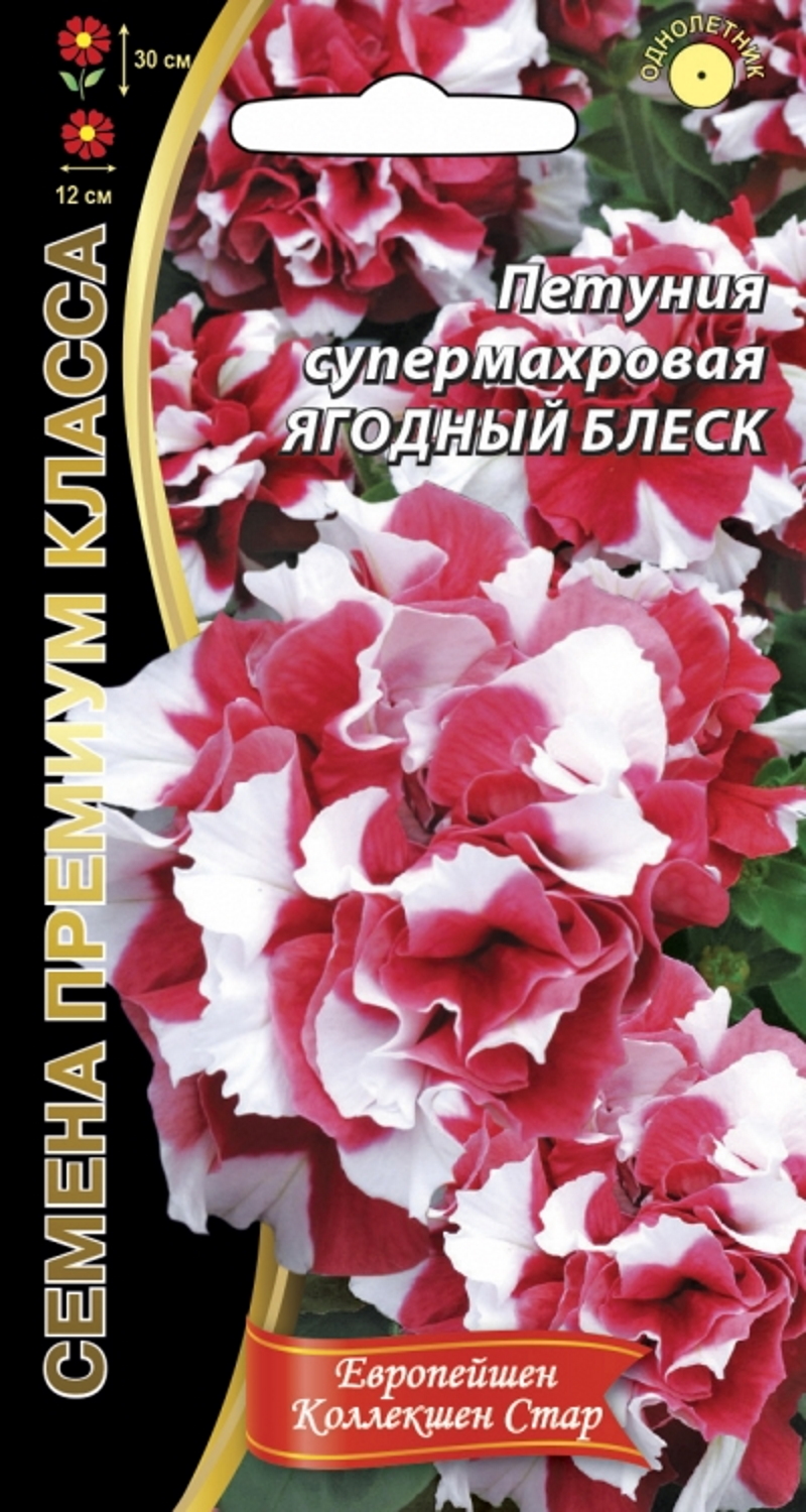 

Петуния супермахровая Ягодный Блеск, 6 шт. Семена премиум класса