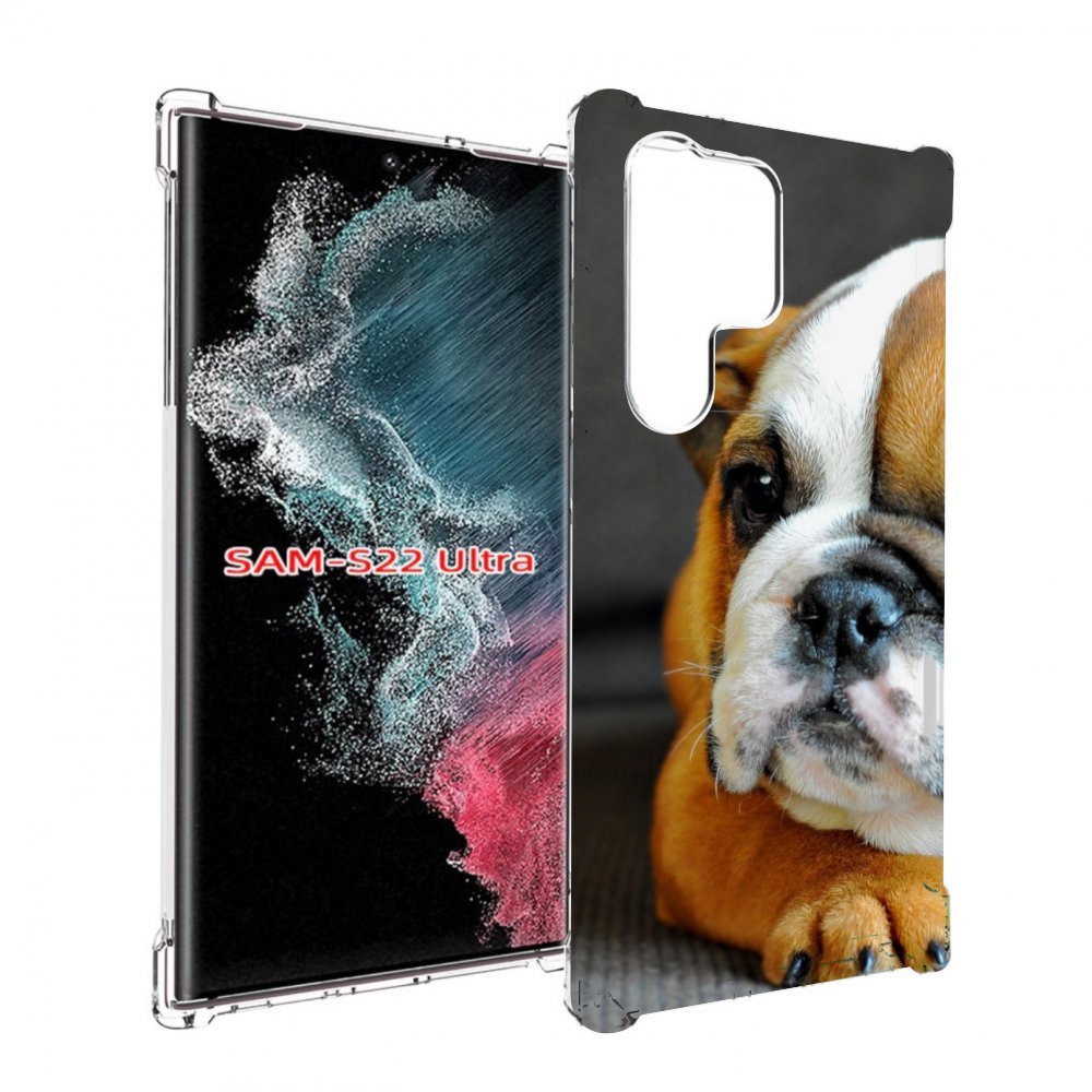 

Чехол MyPads англиискии бульдор для Samsung Galaxy S23 Ultra, Прозрачный, Tocco
