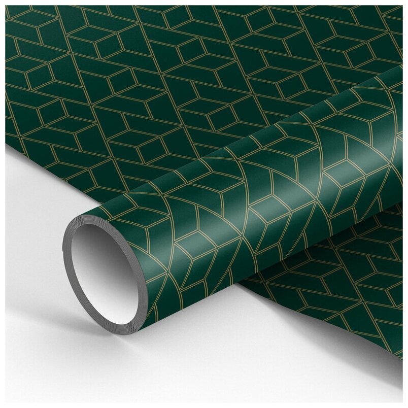 

Упаковочная бумага глянцевая 70*100см AXLER "Dark green", 105г/м2, Зеленый