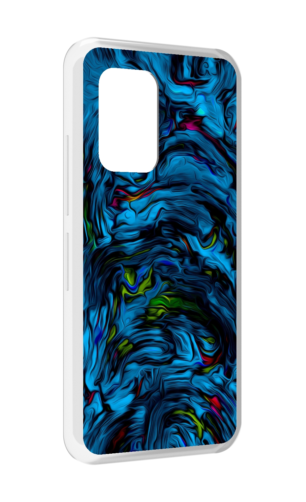 

Чехол MyPads голубая краска в темноте для UMIDIGI Bison GT, Прозрачный, Tocco