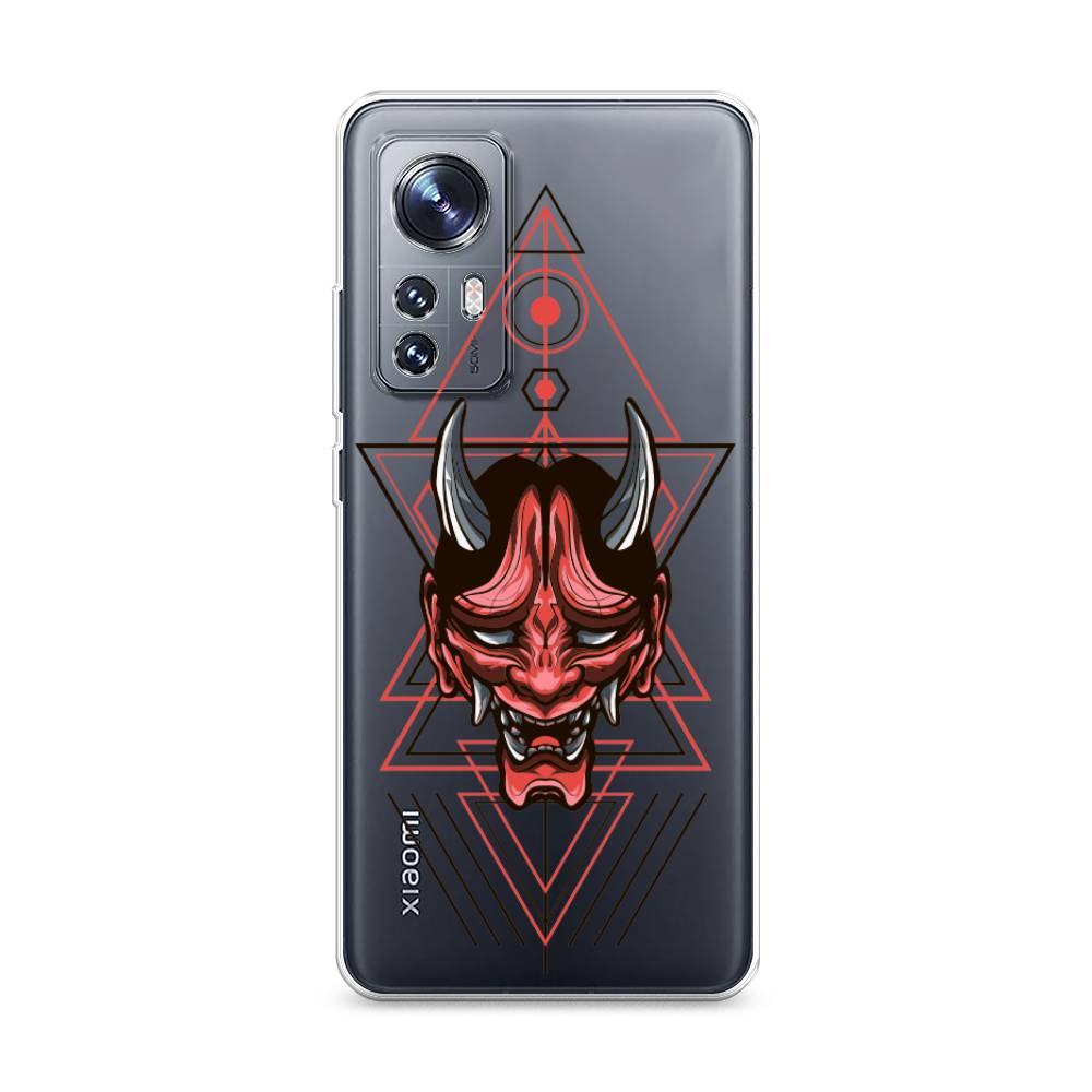 

Чехол на Xiaomi 12 "Hanya Oni mask", Серый;красный;черный, 316050-4