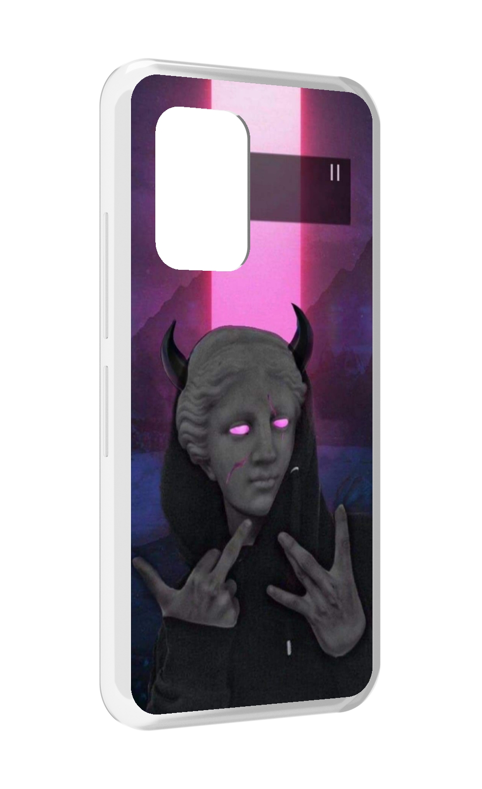

Чехол MyPads глитч-статуя для UMIDIGI Bison GT, Прозрачный, Tocco