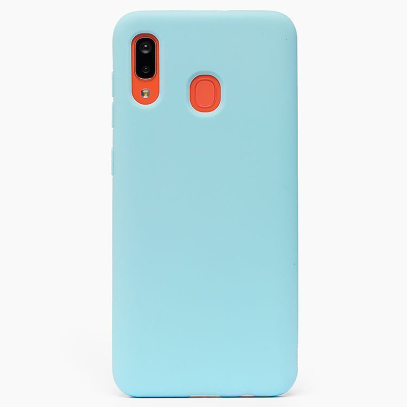 

Чехол накладка SC162 BaseMarket для Samsung A205F Galaxy A20 (мятный)