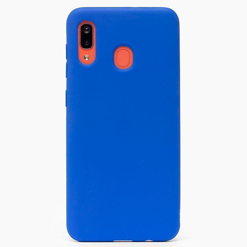 

Чехол накладка SC162 BaseMarket для Samsung A205F Galaxy A20 (синий)