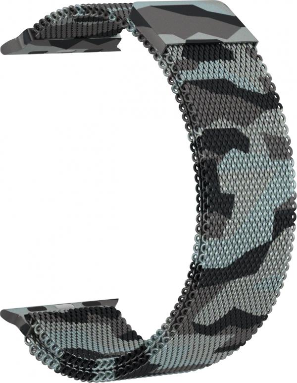 

Ремешок Milanese Loop для Apple Watch Series 7 45mm 42/44 (Зеленый камуфляж)