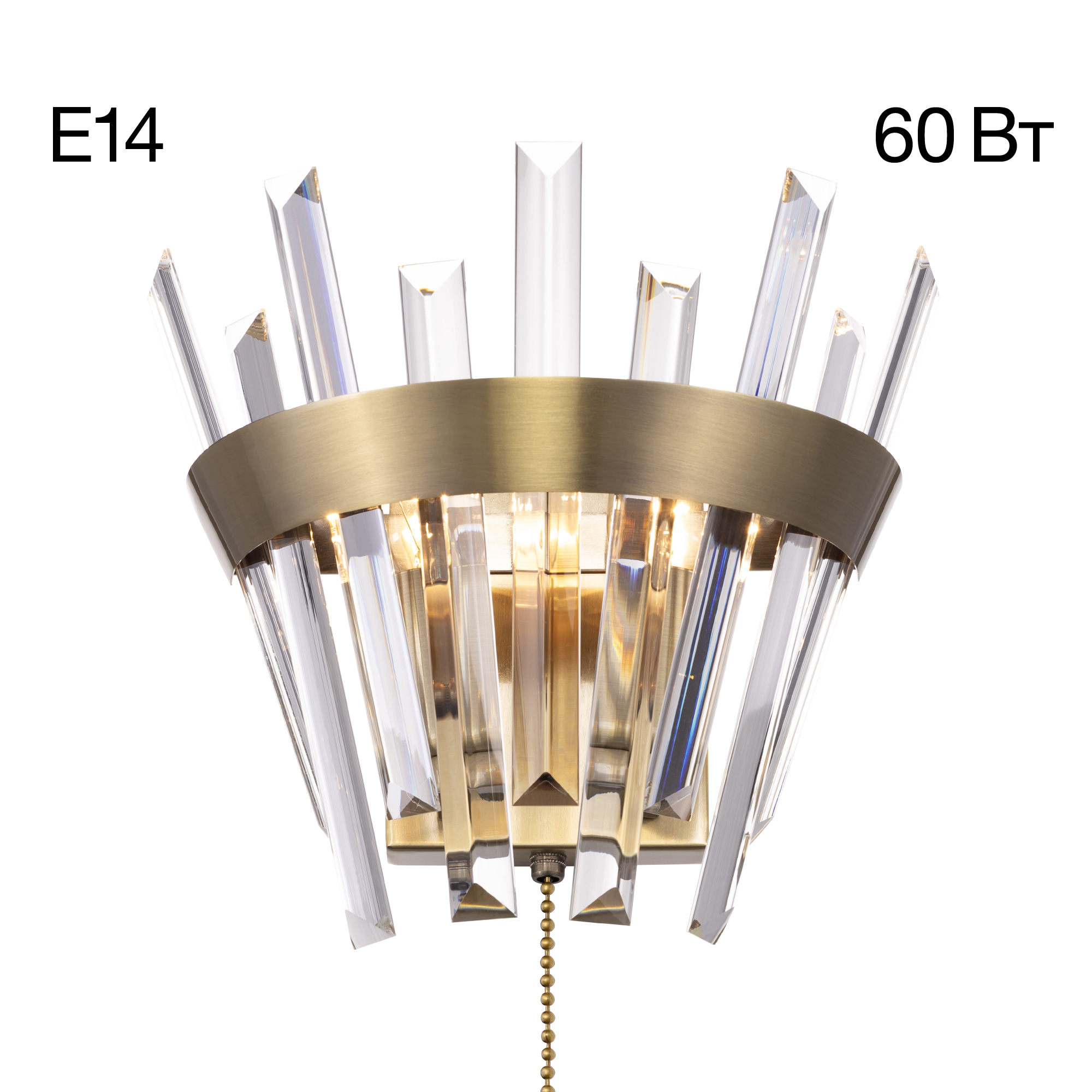 

Люстра хрустальная потолочная Citilux Вестерос CL307160 Хром, CL307160